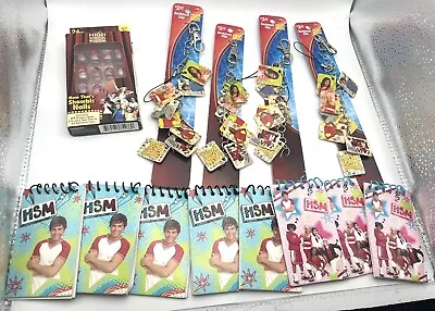 High School Musical Party Favors Set LOT Notepads Stick On Nails Backpack Clips • $15