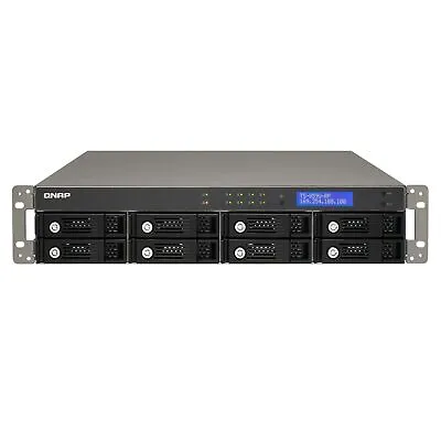 Qnap TS-859U-RP Nas Motherboard RAM 2 GB HDD 8 X 2 TB With Power Supply 2U • £648.97