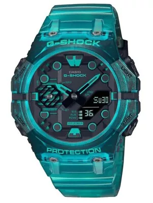 Casio G-SHOCK Men's Carbon Virtual World BLE Blue Ana-Digi Watch Cyberpunk NEW • $109.99