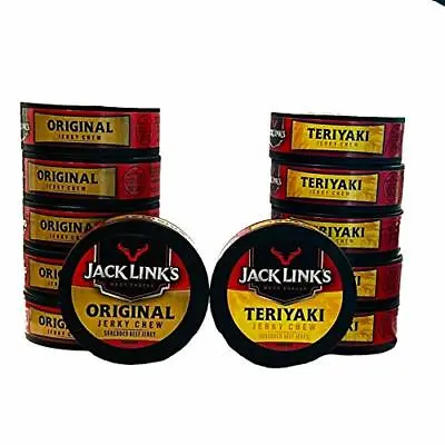 Generic Jack Links Original And Teriyaki Jerky Chew Bundle | Original Beef Je... • £20.18