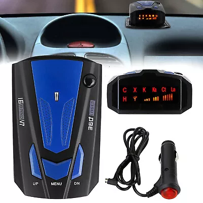 $17.26 • Buy Car V7 16 Band 360 GPS Camera Laser Police Safe Anti Radar Detector Voice Alert