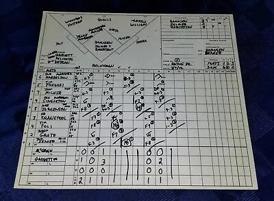 Broadcaster Scorecard 3-4-72  New York Mets Tom Seaver SP @ White Sox Payne Park • $29.95