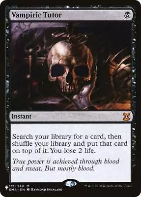 Magic The Gathering MTG VAMPIRIC TUTOR The List NM Near Mint • $39.78