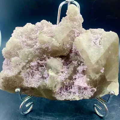 1.66LB Natural Lepidolite Lithium Green Mica Quartz  Cluster Mineral Specimen • $448