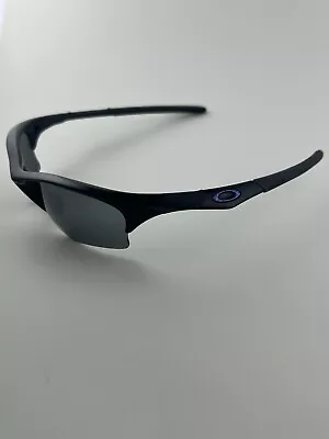 Oakley Half Jacket 1.0 Jet Black/Black Iridium XLJ Purple Icons Gen 1 2002 RARE • $99.99