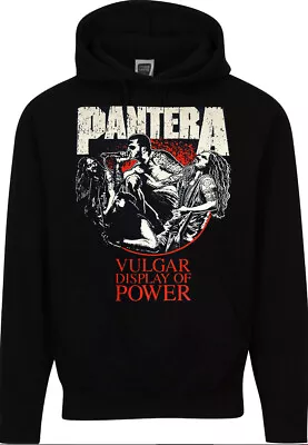 Pantera Power Heavy Metal Rock Band HOODIES BLACK MEN's SIZES • $24.99