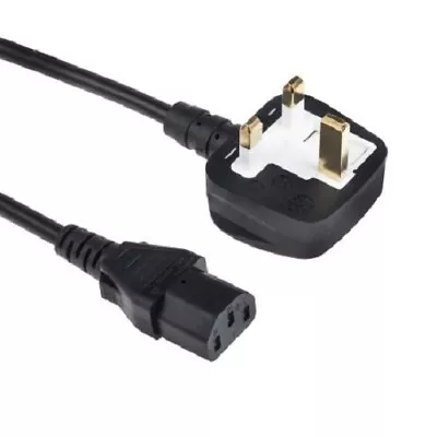 Power Cable IEC/Kettle Plug Suitable For Guitar Amplifiers PA Mixers Etc  • £7.95