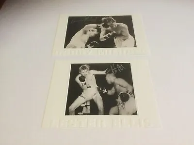 $55 • Buy Barry Michael And Lester Ellis Boxing Legends Hand Signed 