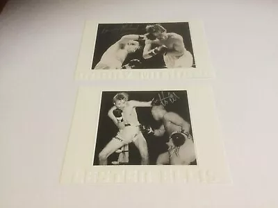 $55 • Buy Barry Michael And Lester Ellis Boxing Legends Hand Signed 