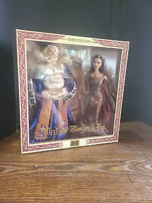 2000 Mattel Merlin & Morgan Le Fay Barbie Doll Set Never Removed From Box • $95
