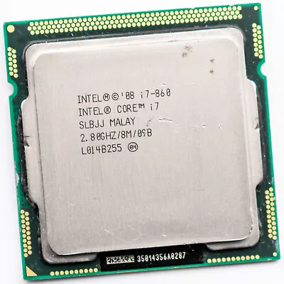 Intel Core I7-860 SLBJJ 2.8GHz LGA1156 Quad Core Processor 1st Gen Missing Caps • $14