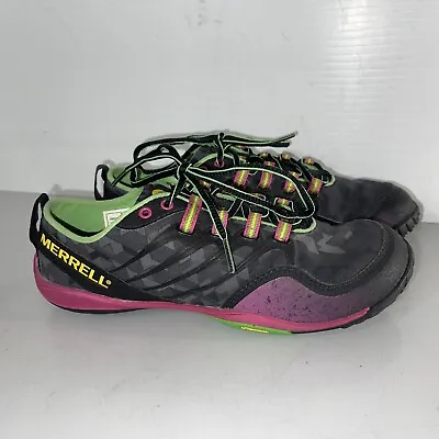 Merrell Womens Lithe Glove Minimal Vibram Trail Running Shoes J55776 6.5 • $49.95