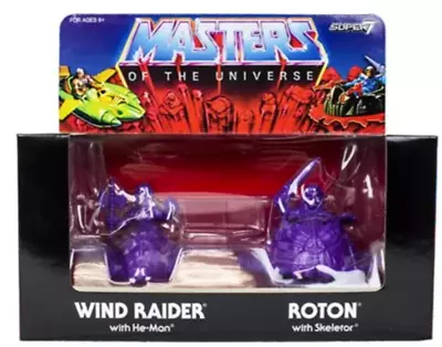 Masters Of The Universe M.U.S.C.L.E. Wind Raider And Roton - Purple • $26.88