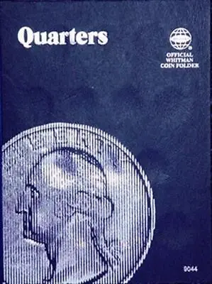Whitman Folder For US Quarters Plain Blank Mini Album No 9044 Free US Shipping • $9