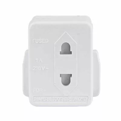 £3.89 • Buy QUALITY Shaving Plug Adapter Fuse Electric Epilator Toothbrush 2 To UK 3Pin 250v
