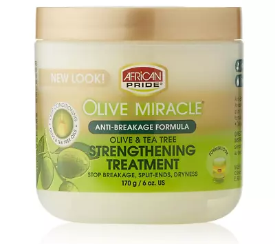 African Pride Olive Miracle Anti-Breakage Formula Strengthening Treatment • £6.17