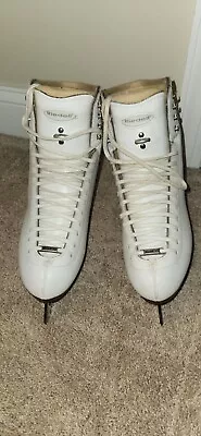 Figure Skates Riedell Silver Size 8.5 • $550