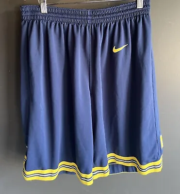 Vintage Nike Michigan Wolverines Fab Five Basketball Shorts Made In USA Mens Xl • $89.58