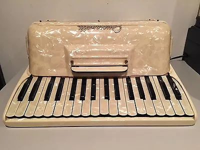 Crucianelli Vintage Pearl Pancordion Accordion Made In Italy Extremely Rare! • $399.99