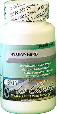  (Hyssop) Herb Circulatory Epilepsy Fever Gout Weight Congestion Blood Pru • $15.99