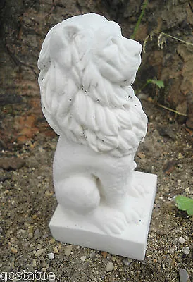 Latex Lion Mold 6.5 H X 3 W Concrete Plaster Cement Garden Animal Rubber Mould • $69.95