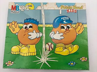 VTG Potato Head Kids 24 Piece Puzzle Milton Bradley Complete With Box 1986 • $16.99