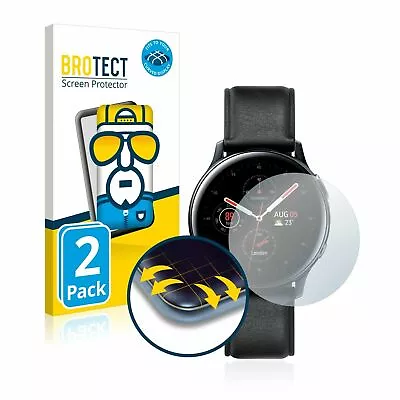 Samsung Galaxy Watch Active 2 (44mm) ®Flex 3D Curved Full Cover Screen Protector • $33.24