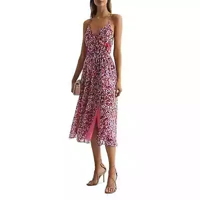 REISS Pippa Printed Floral Midi Dress NWT • $119