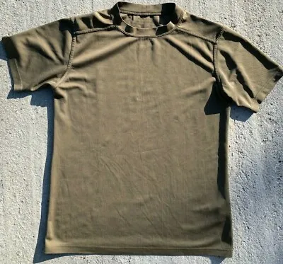 £17 • Buy Genuine British Army Self Wicking T- Shirt Cool Max Light Olive Gym Top