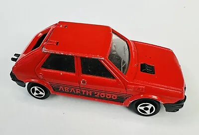 Majorette No. 239 Fiat Ritmo Abarth 2000 Red 1:53 Made In France 1980s Toy Car • $24