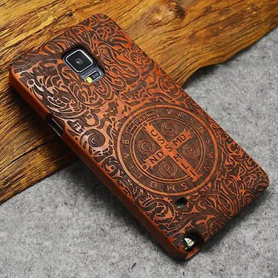 $19.99 • Buy 100% Real Wood Case Handmade Wooden Cover For Samsung S9/S9+/S8/S8 Plus/S7/Edge