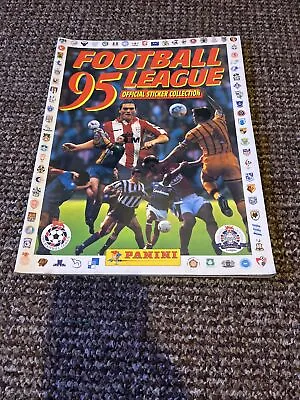 Vintage Panini Football League ‘95 Official Sticker Collection (2% Complete) • £20