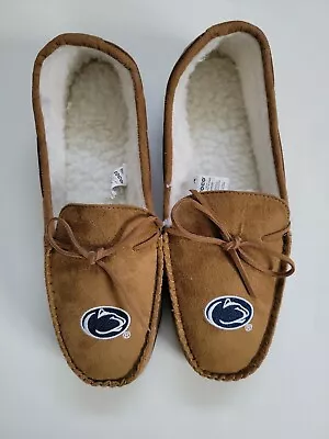 New Mens Penn State Nittany Lions Moccasin Slipper FOCO Size Large XL 13-14 • $29.99