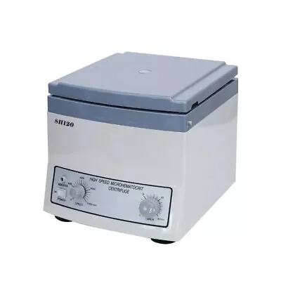 SH120 Microhematocrit High Speed Electric Medical Lab Centrifuge 1.5*75mm*24 Sj • $335.29