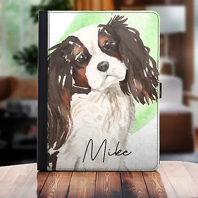 Personalised Initial Case For IPad 10/9/8/Pro/Mini Terrier Dog PU Leather Cover • £24.99