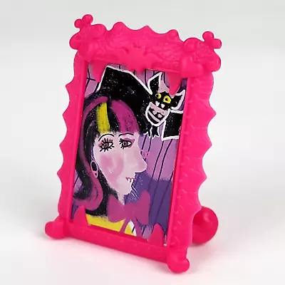 Monster High  Draculaura - Art Class - Pink Frame Painting Picture Portrait Only • $18.49