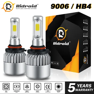 9006 HB4 LED Headlight Bulbs Conversion Kit Lamp 6000K White 1900W 285000LM • $9.97