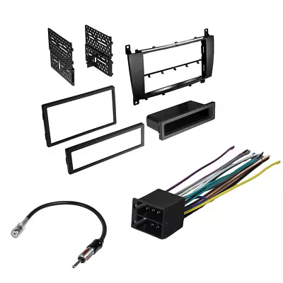 Installation Dash Car Radio Stereo Kit Compatible With 2005-2007 Mercedes • $39.99