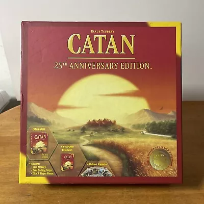 Catan 25th Anniversary Edition By Klaus Teuber Board Game Settlers Of Catan VGC • $150