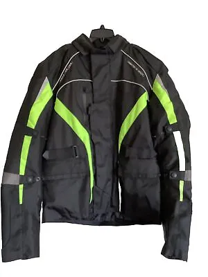 Motoair Airbag Motorcycle Riding Reflective Jacket Sz M • $185