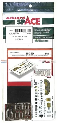 1/48 Eduard Space 3D Interior #3DL48110 B-24D Liberator For Revell Kit • $46.95