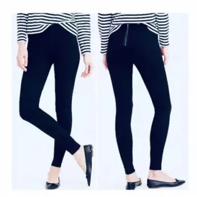 J. Crew Pixie Pant Dark Navy Blue Ponte Stretch Skinny Legging Pants Ankle 2 2 S • $39