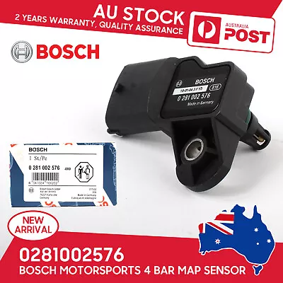 Bosch 0281002576 Motorsports 4 Bar Map Sensor For Turbo Custom Boost Original Au • $63.99