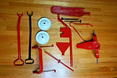 Red Wagon For Parts Turntable/handle/rear Axle/wheels And Extras PARTS ONLY  • $199.89