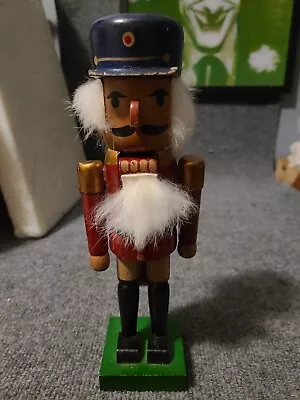 Nutcracker Soldier Made In Taiwan 10  Tall Looks Like He Was In Battle • $9.56