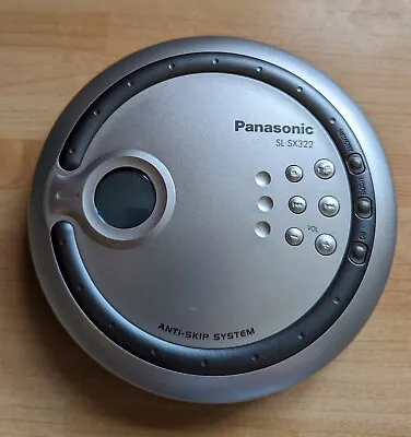 Panasonic SL-SX322 Portable CD Player With Earphones Remote Control & Case • £19.99