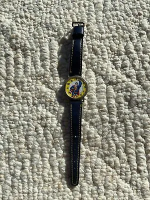 Vintage Antique 1977 Dabs & Co DC Comics Superman Swiss Made Watch Original Band • $29.99