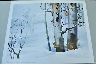 Mario Fernandez   The Birches   Wolf Print  Hand Signed And Numbered Limited ED • $149.99