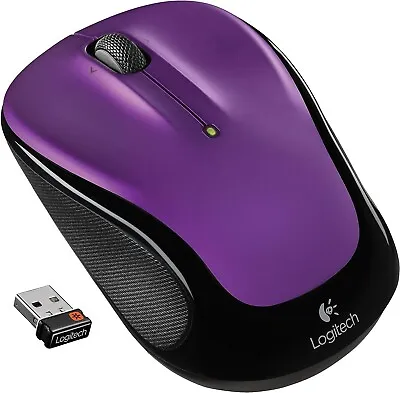 Logitech Wireless Mouse M325 With Designed For Web Scrolling  Vivid Violet • £15.99
