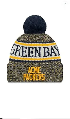 New ERA NFL Green Bay Packers ACME Pom Knit Beanie Cap Hat Adult Unisex • $21.99